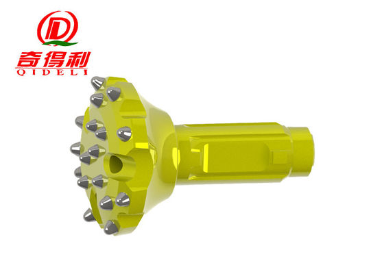 140mm Button DTH Drill Bits For CIR90 Hammer 42CrMo Steel / KD10H Carbide